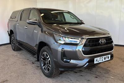 Used 2022 Toyota HILUX 2.4 D-4D Invincible Pickup Double Cab 4dr Diesel Auto 4WD Euro 6 (s/s) (150 ps) Grey at Dack Vans