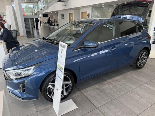 Used ~ Hyundai i20 1.0 T-GDi Tech Line Euro 6 (s/s) 5dr VIBRANT BLUE PEARL at Richmond Motor Group