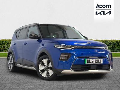 Used 2021 Kia Soul 150kW Electric Motor FIRST EDITION Neptune Blue With Black Roof at Kia Motors UK