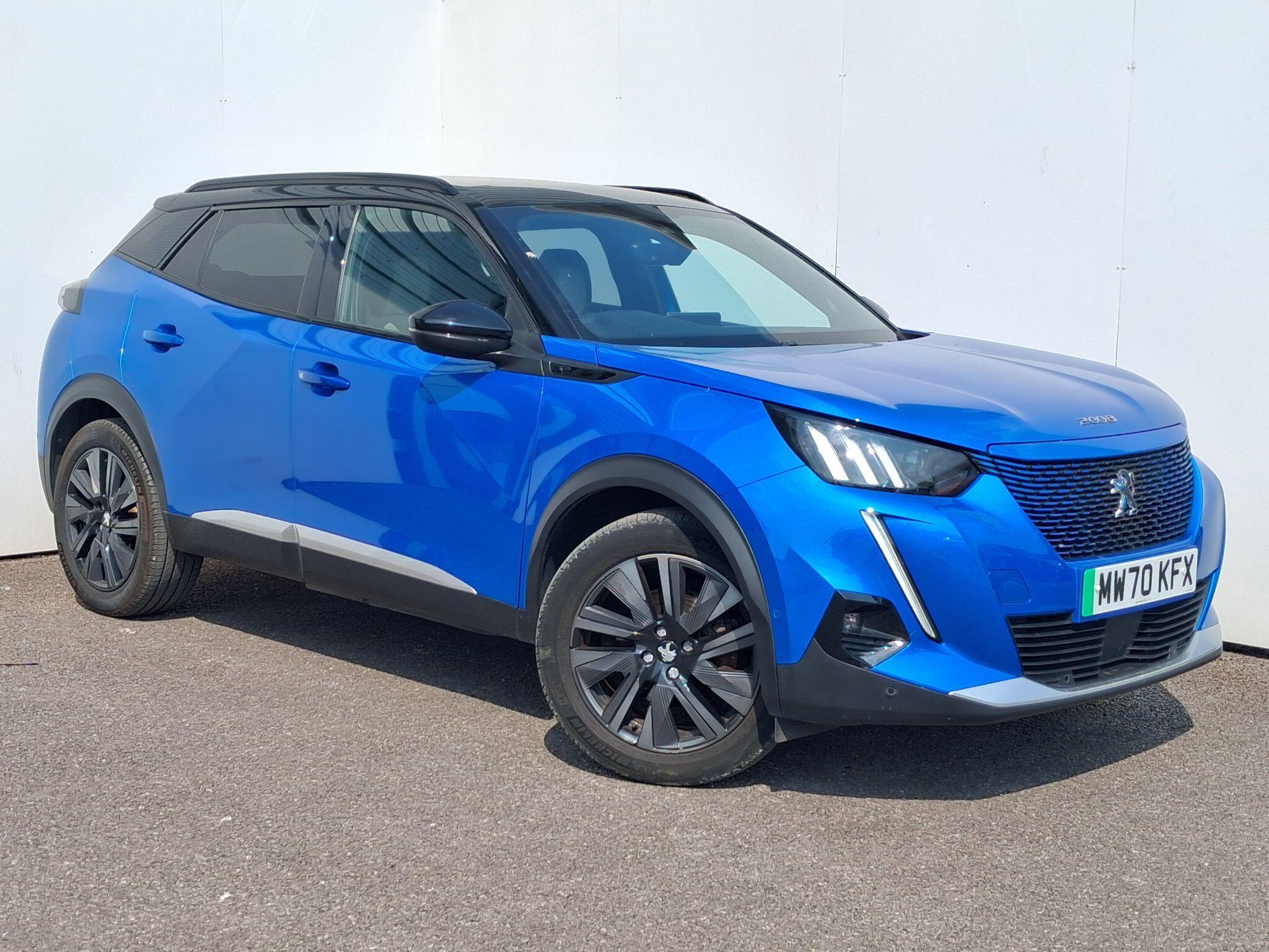PEUGEOT 2008 2020 50KWH GT AUTO 5DR PRICE 11,790 APR BLUE ELECTRIC 24604 MILES...