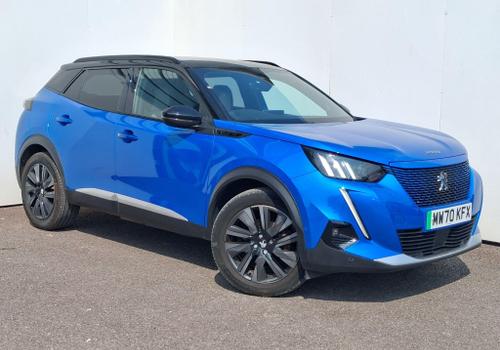 2008 PEUGEOT 2008 2020 50KWH GT AUTO 5DR PRICE 11,790 APR BLUE ELECTRIC 24604 MILES... photo