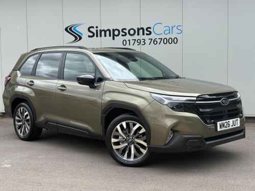 Used 2026 Subaru Forester 2.0 i e-Boxer Touring SUV 5dr Petrol Hybrid Lineartronic 4WD Euro 6 (s/s) (136 ps) Autumn Green at Simpsons