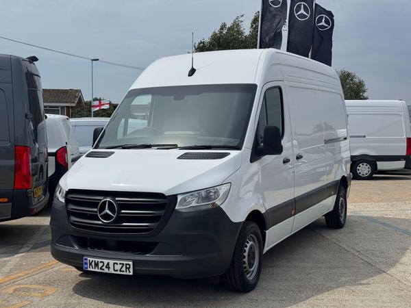 Used 2024 Mercedes-Benz Sprinter 2.0 315 CDI Progressive Panel Van 5dr Diesel Manual FWD L2 H2 Euro 6 (s/s) (150 ps) White at MBNI Truck & Van