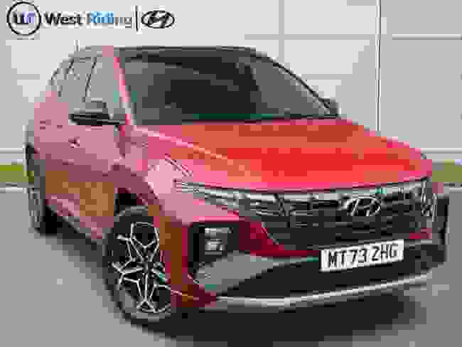 Used 2023 Hyundai TUCSON 1.6 T-GDi 13.8kWh N Line S Auto 4WD Euro 6 (s/s) 5dr Red at West Riding