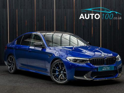 Used 2020 BMW M5 4.4i V8 Competition Steptronic xDrive Euro 6 (s/s) 4dr Blue at Auto100