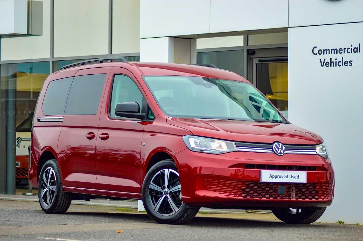 Used 2024 Volkswagen Caddy 2.0TDI Maxi Life DSG 32 995 7 050 miles Fortana Red Metallic SinclairGroup