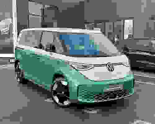 Volkswagen ID. Buzz Pro 77kWh 1ST Edition Auto SWB 5dr Candy White & Bay Leaf Green at Startin Group