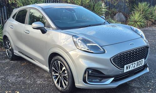 Used 2022 Ford Puma 1.0T EcoBoost MHEV ST-Line Vignale DCT Euro 6 (s/s) 5dr Silver at Staceys Motors