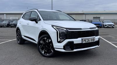 Used 2026 Kia Sportage 1.6 T-GDi HEV GT-LINE Fusion White at Kia Motors UK