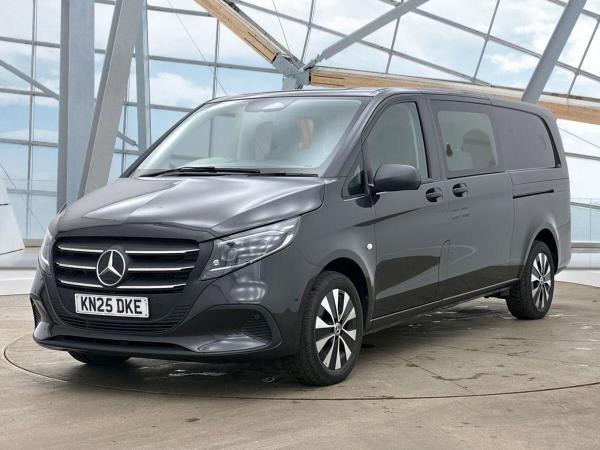 Used 2025 Mercedes-Benz Vito 2.0 119 CDI SELECT Crew Van G-Tronic RWD L3 Euro 6 (s/s) 5dr Graphite Grey at MBNI Truck & Van