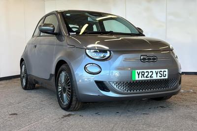 Used 2022 Fiat 500E 42kWh Icon Hatchback 3dr Electric Auto (118 ps) MINERAL GREY at Dack Vans
