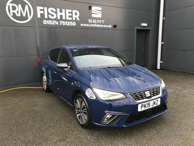 Used 2019 SEAT Ibiza 1.0 TSI XCELLENCE Euro 6 (s/s) 5dr GPF Blue at RM Fisher