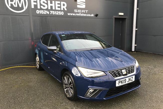 Used 2019 SEAT Ibiza 1.0 TSI XCELLENCE Euro 6 (s/s) 5dr GPF Blue at RM Fisher
