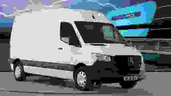 Used 2021 Mercedes-Benz eSprinter eSprinter PROGRESSIVE L2 H2 (DC 80kW) White at MBNI Truck & Van