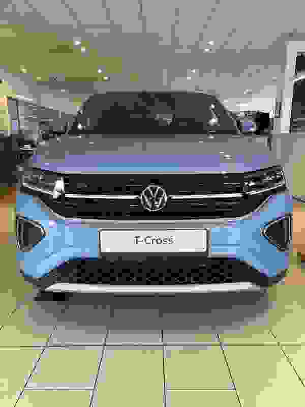 Used ~ Volkswagen T-Cross 1.5 TSI EVO R-Line DSG Euro 6 (s/s) 5dr Clear Blue at Martins Group