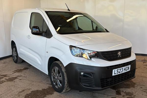 Used 2023 Peugeot PARTNER 1.5 BlueHDi 1000 Asphalt Premium + Standard Panel Van 5dr Diesel Manual SWB Euro 6 (s/s) (100 bhp) at Otter Vale Motors