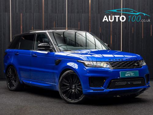 Used 2020 Land Rover Range Rover Sport 3.0 SD V6 Autobiography Dynamic Auto 4WD Euro 6 (s/s) 5dr Blue at Auto100