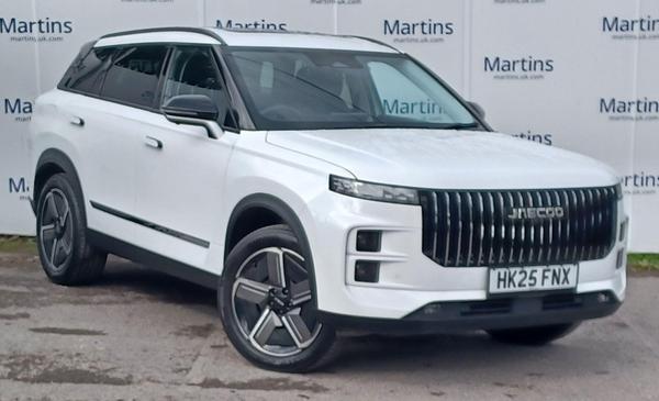 Used 2025 JAECOO 7 1.5T SHS 18.3kWh Luxury Auto Euro 6 (s/s) 5dr Granite White at Martins Group