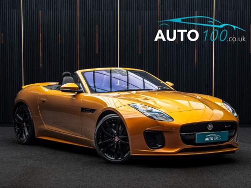 Used 2018 Jaguar F-Type 3.0 V6 R-Dynamic Auto AWD Euro 6 (s/s) 2dr Orange at Auto100