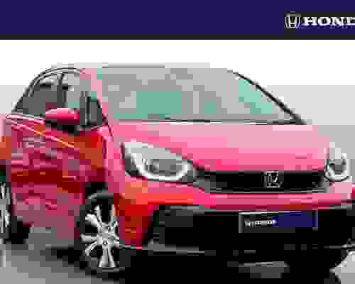 Honda Jazz Hybrid 1.5 i-MMD (122ps) Elegance eCVT Crystal Red at Startin Group