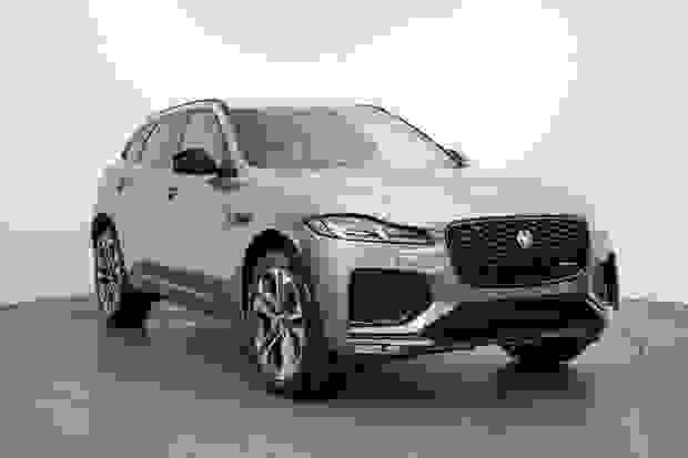 New ~ Jaguar F-PACE 2.0 D200 MHEV R-Dynamic HSE Black Auto AWD Euro 6 (s/s) 5dr Eiger Grey at Duckworth Motor Group