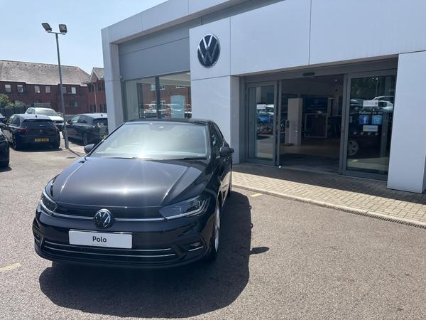 Used ~ Volkswagen Polo 1.0 TSI Edition 50 Euro 6 (s/s) 5dr Deep Black Pearl at Martins Group