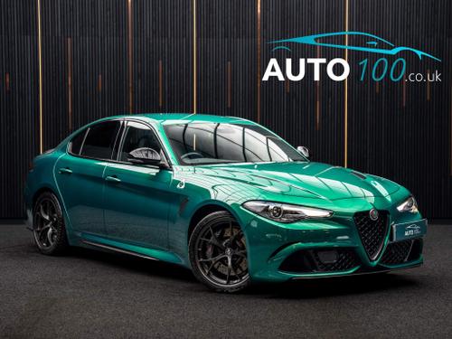 Used 2022 Alfa Romeo Giulia 2.9 V6 Bi-Turbo Quadrifoglio Auto Euro 6 (s/s) 4dr Green at Auto100