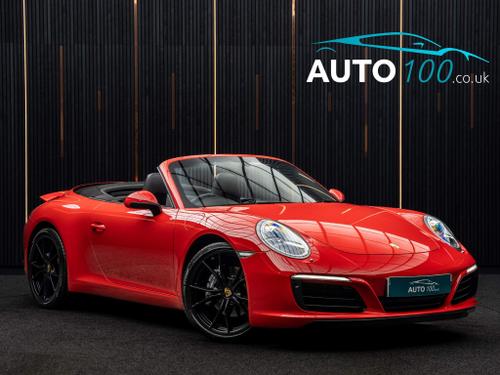 Used 2016 Porsche 911 3.0T 991 Carrera PDK Euro 6 (s/s) 2dr Red at Auto100