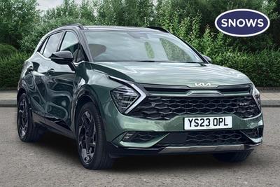 Used 2023 Kia Sportage 1.6 T-GDi ISG PHEV GT-LINE S Experience Green with Black Roof at Kia Motors UK