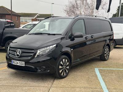 Used 2024 Mercedes-Benz Vito 2.0 119 CDI Premium Night Edition Crew Van Double Cab 5dr Diesel G-Tronic RWD L2 Euro 6 (s/s) (LWB) (190 ps) at MBNI