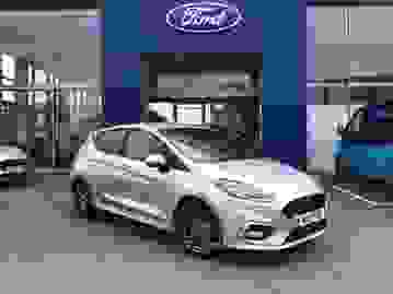 Used 2021 Ford Fiesta 1.0T EcoBoost MHEV ST-Line Edition Euro 6 (s/s) 5dr Silver at Islington Motor Group