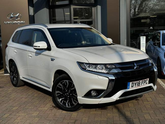 Used 2018 Mitsubishi Outlander 2.0h 12kWh 4h CVT 4WD Euro 6 (s/s) 5dr at West Riding