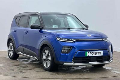 Used 2021 Kia SOUL 150kW Electric Motor FIRST EDITION Neptune Blue With Black Roof at Kia Motors UK