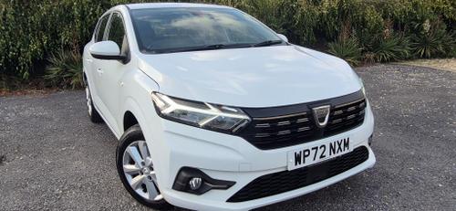 Used 2022 Dacia Sandero 1.0 TCe Comfort Euro 6 (s/s) 5dr White at Staceys Motors