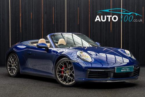 Used 2019 Porsche 911 3.0T 992 Carrera 4S PDK 4WD Euro 6 (s/s) 2dr Blue at Auto100