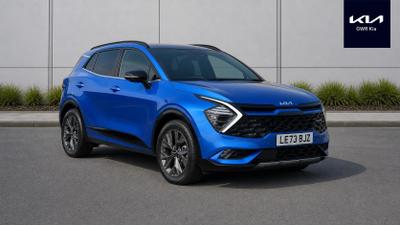 Used 2023 Kia Sportage 1.6 T-GDi ISG HEV GT-LINE S Blue Flame at Kia Motors UK