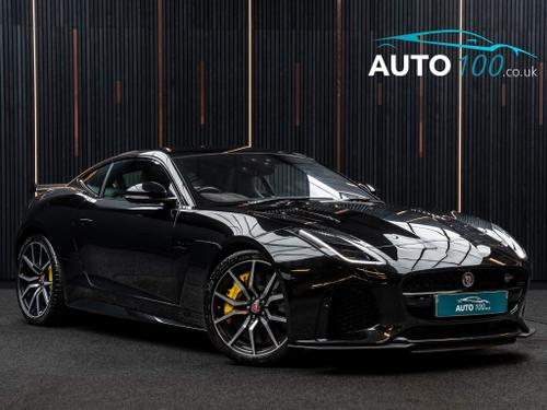 Used 2018 Jaguar F-Type 5.0 V8 SVR Auto AWD Euro 6 (s/s) 2dr Black at Auto100