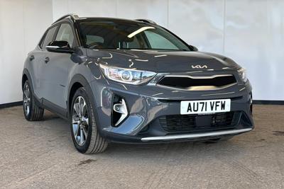 Used 2021 Kia STONIC 1.0 T-GDi MHEV Connect SUV 5dr Petrol Hybrid DCT Euro 6 (s/s) (118 bhp) STORM GREY WITH BLACK ROOF at Dack Vans