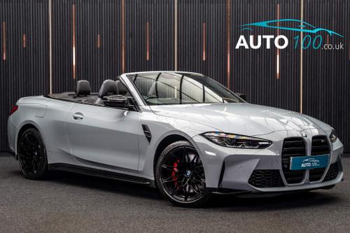 Used 2022 BMW M4 3.0 BiTurbo Competition M Steptronic xDrive Euro 6 (s/s) 2dr Grey at Auto100