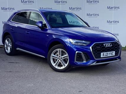 Used 2021 Audi Q5 2.0 TFSI 45 S line S Tronic quattro Euro 6 (s/s) 5dr at Martins Group