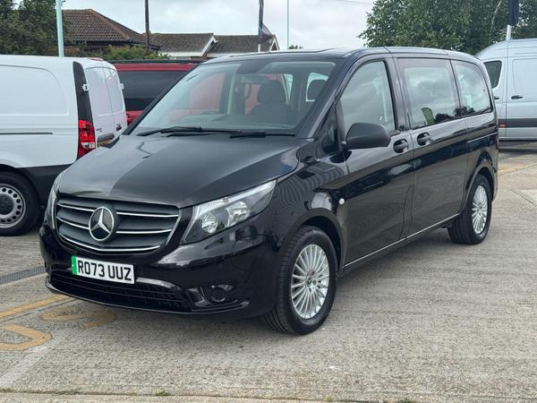 Used 2023 Mercedes-Benz eVito 100kWh Pro Electric Tourer FWD L1 8 Seat Black at MBNI Truck & Van