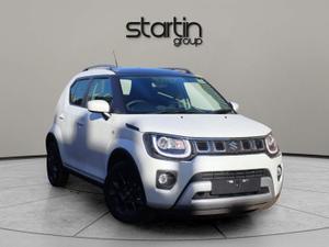 Used ~ Suzuki Ignis 1.2 Dualjet MHEV SZ-T Euro 6 (s/s) 5dr Pure White Pearl with Super Black Pearl Roof at Startin Group