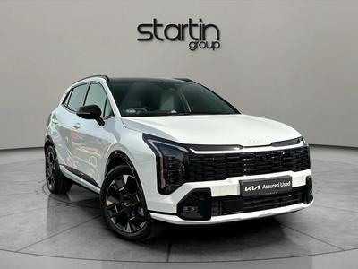 Used 2026 Kia Sportage 1.6 T-GDi HEV GT-LINE S Fusion White at Kia Motors UK