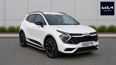 Used 2025 Kia Sportage 1.6 T-GDi 48V GT-LINE Fusion White at Kia Motors UK