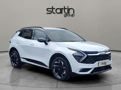 Used 2025 Kia Sportage 1.6 T-GDi 48V GT-LINE S Fusion White with Black Roof at Kia Motors UK