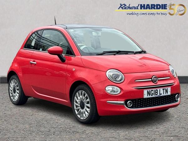 Used 2018 Fiat 500 1.2 Lounge Euro 6 (s/s) 3dr at Richard Hardie