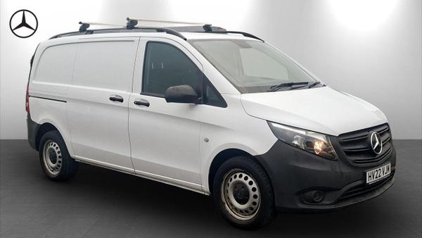Used 2022 Mercedes-Benz Vito 2.0 114 CDI Progressive G-Tronic RWD L1 Euro 6 (s/s) 5dr Artic White at MBNI Truck & Van