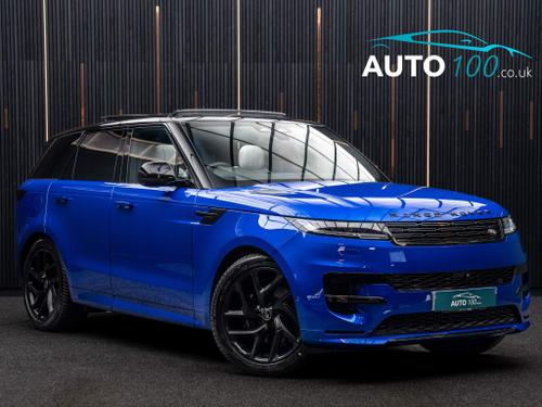 Used 2024 Land Rover Range Rover Sport 3.0 P400 MHEV Autobiography Auto 4WD Euro 6 (s/s) 5dr Blue at Auto100