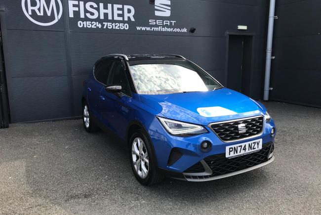 Used 2024 SEAT Arona 1.0 TSI FR DSG Euro 6 (s/s) 5dr Blue at RM Fisher