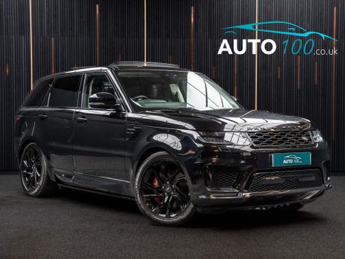 Used 2019 Land Rover Range Rover Sport 2.0 P400e 13.1kWh Autobiography Dynamic Auto 4WD Euro 6 (s/s) 5dr Black at Auto100